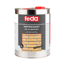Feda Impregnat do Klinkieru Cegły Kamienia Naturalnego Płyt Elewacyjnych 5L
