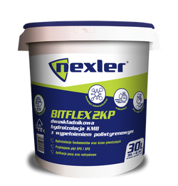 Nexler BITFLEX 2KP Masa KMB Hydroizolacja do Fundamentów Piwnic Styropianu 30L