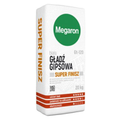 Megaron GT-120 Super Finisz Gładź Gipsowa Wewnętrzna pod Farby Tapety 20kg