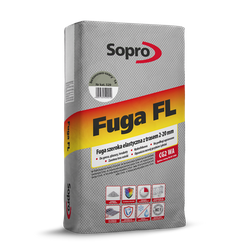 Sopro FL Fuga Spoina Szeroka Elastyczna z Trasem 2-20mm Betonowo Szara 25kg