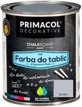 Primacol Farba Akrylowa Tablicowa do Rysowania Pisania Kredą Szara 0,75L