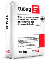Tubag TPM-D Zaprawa Drenażowa Trasowo Cementowa Wodoprzepuszczalna 30kg