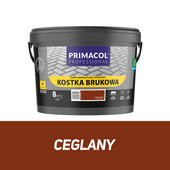 Primacol Farba Dekoracyjno Ochronna do Kostki Brukowej Kolor Ceglany 2,2L