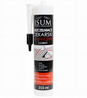 ISUM Uszczelniacz Dekarski Bitumiczny Jednoskładnikowy Czarny 310ml