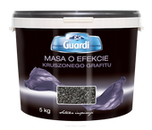 Guardi Masa Strukturalna Dekoracyjna Efekt Kruszonego Grafitu 5kg