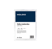 Moleko Folia Ochronna Malarska z Regranulatu Gruba 0,06mm 440g 4X5m