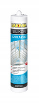 Lakma Silikon Uszczelniacz Szklarski do Szkła Okien Witryn Gablot Brąz 0,28L