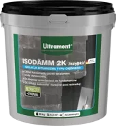 Ultrament Isodamm Izolacja Bitumiczna Hydrofobizująca z Włóknami 28kg