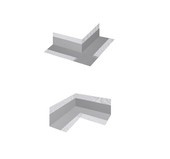 Moleko Narożnik Hydroizolacyjny Wewnętrzny Uszczelniający z Siatką P2