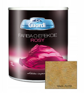 Guardi Farba Dekoracyjna Metaliczna Efekt Rosy Baza Złota 1L