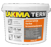 Lakma SILMAL ST Farba Silikatowa Elewacyjna Hydrofobizująca Baza P1 Biała 10L