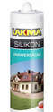 Lakma Silikon Uszczelniacz Uniwersalny Elastyczny Wodoodporny Bezbarwny 150ml
